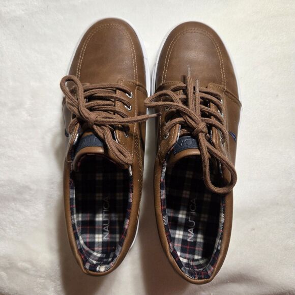 Nautica Other - Nautica Berrian Youth Boys Brown Sneakers US 5 UK 4 EU 37 Man Made Materials